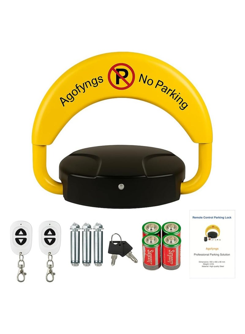 قفل وقوف بالتحكم عن بعد بعرض 45 سم - لاسلكي، مقاوم للاصطدام، مقاوم للماء IP67 للمواقف المحجوزة للسيارات الكهربائية/السيارات - Image 2